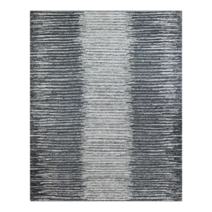 2020s Hand Knotted Modern Wool Rug. 09'01" X 12'04"