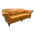 Late 20th Century Hancock & Moore Caramel Leather Sofa With Nailhead Trim – Rolled Arm, Usa, 90” For Sale
