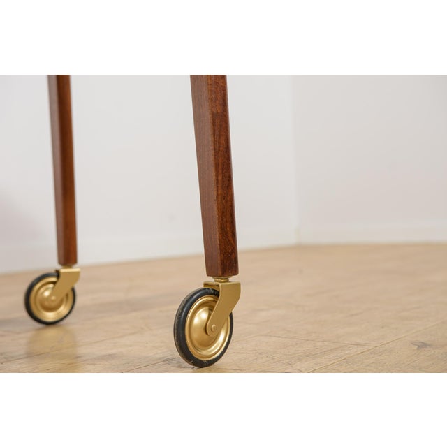 Mid-Century Modern Teak Serving Trolley on Castors, Denmark, 1960s For Sale - Image 18 of 18