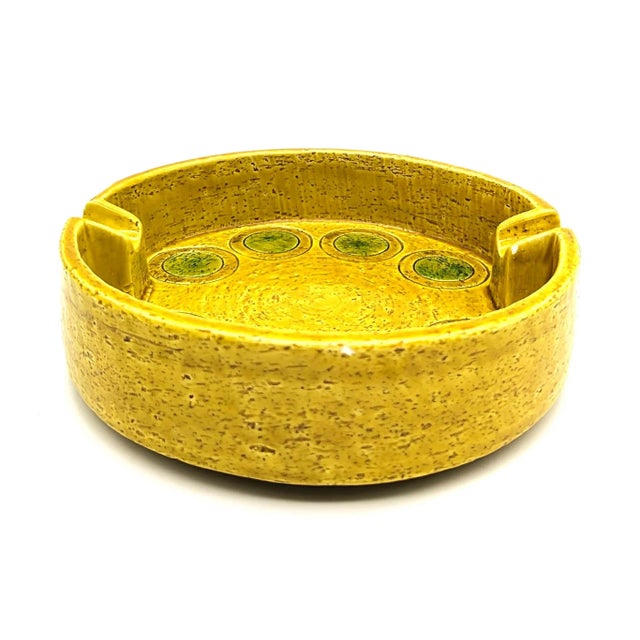 Mid-Century Modern Mid 20th Century Italian Glazed Ceramic Ashtray For Sale - Image 3 of 11