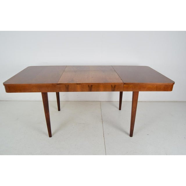 Art Deco Extendable Dining Table attributed to Jindrich Halabala, 1940s For Sale - Image 14 of 18