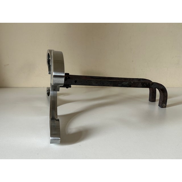 Andirons by Jean Paul, 1970s, Set of 2 For Sale - Image 14 of 18