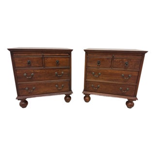 Lexington Bob Timberlake Old Salem Solid Cherry Nightstands Bedside Chests- Pair For Sale
