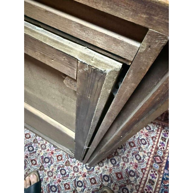 Circle of Sir Peter Paul Rubens, Nocturnal Candlelight Scene with Elderly Woman and Child, Oil on Canvas, 17th Century, Framed For Sale - Image 9 of 13