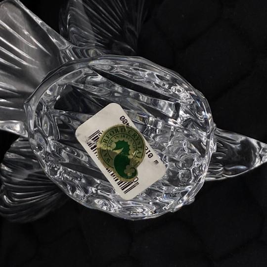 Waterford Crystal Fred Curtis Sculpture/Figurine - Eagle With Outstretched Wings (Vintage, Model #105153) For Sale - Image 16 of 18