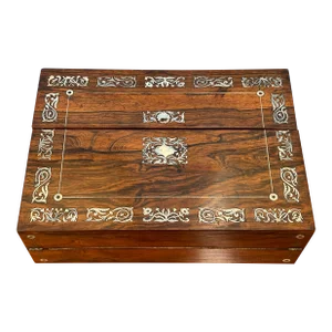 Early 19th Century Rosewood Travelers Writing Slope