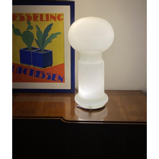 Space Age Murano Glass Table Lamp by Vistosi, 1960s For Sale - Image 10 of 18