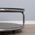 Brown Large Italian Round Chrome and Smoked Glass Coffee Table on Wheels, 1970s For Sale - Image 8 of 13