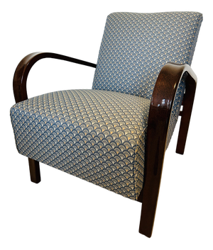 Art Nouveau Model HF-11 Armchair by Halabala for Interier Praha, 1956
