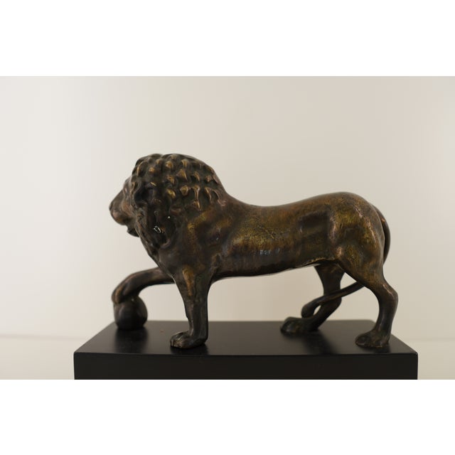 Antique Louis Barye Lion Sculpture For Sale - Image 4 of 18