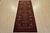 Cabin Baloch Runner 3’5” X 8′ Black Wool Vintage Tribal Hand-Knotted Oriental Rug For Sale - Image 3 of 13