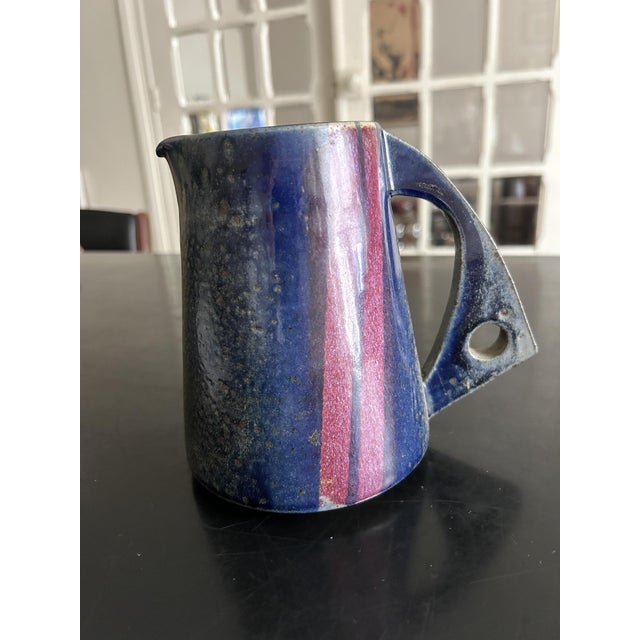 Modern French Ceramic Pitcher, 1950s For Sale - Image 12 of 13