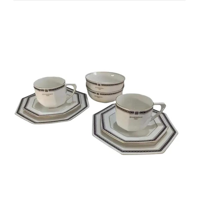 Mid 20th Century Art Deco Givenchy Dinnerware Set - 8 PCS For Sale - Image 9 of 9
