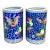 Vintage Chinoiserie Hand Painted Chinese Enameled Brush Pots - A Pair For Sale