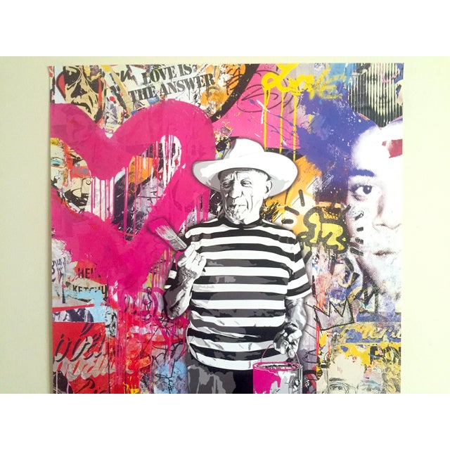 Mr. Brainwash サイン入り ポスター Mr. Brainwash, Chaplin, 2023, Silkscreen (S)