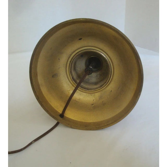 Mid 20th Century Boho Asian Mid-Century Brass Lamp James Mont For Sale - Image 5 of 6