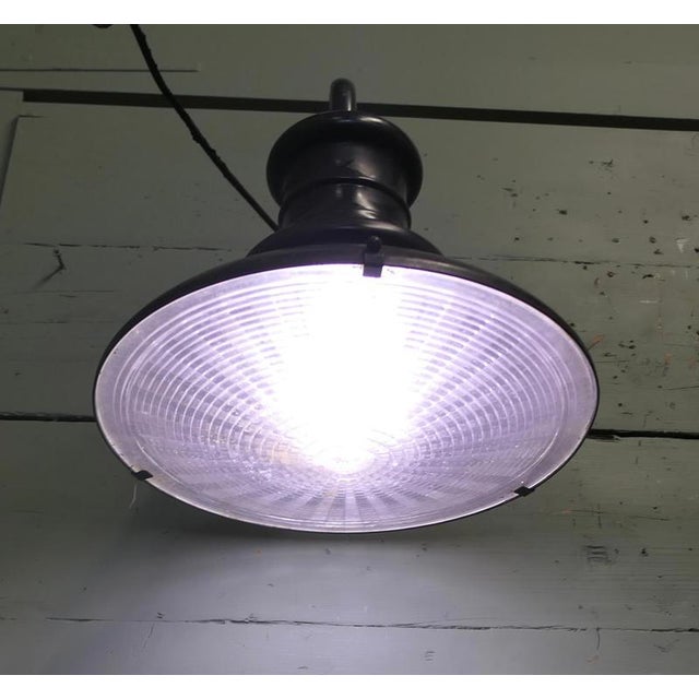1930s Large Industrial Gun Metal Wall Light, 1930 For Sale - Image 5 of 8