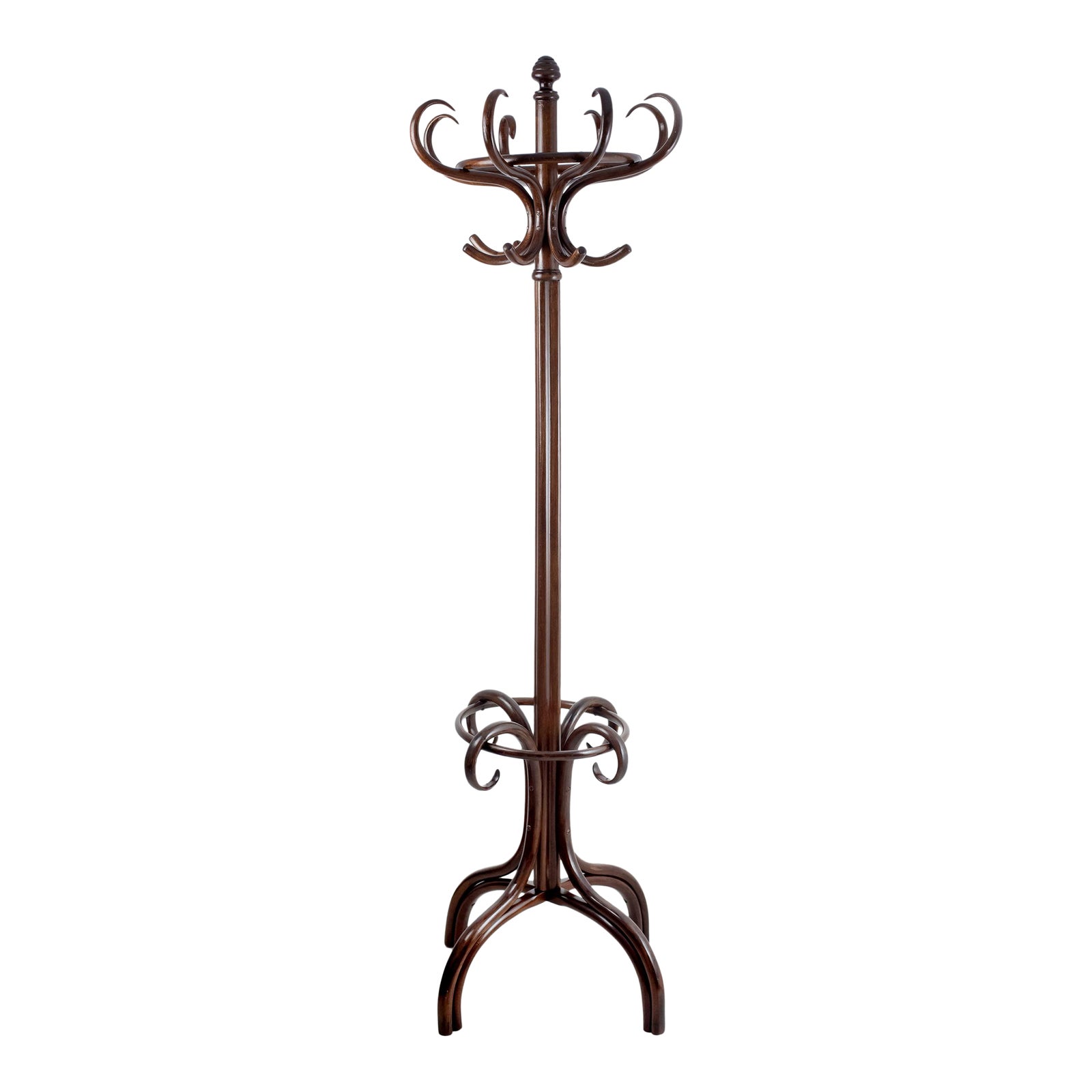 Vintage Bent Wood Coat Rack Chairish