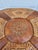 Vintage Leather Moroccan Style Pouf Ottoman Footstool For Sale - Image 12 of 13