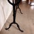 Wooden Bistro Table with Metal Legs For Sale - Image 5 of 6