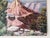 Rose 1970’s Vintage Impressionist Desert Landscape Oil on Canvas Painting, Signed, Unframed For Sale - Image 8 of 11