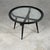 Round Semi-Matte Black Lacquered Coffee Table by Nicolay Diulgheroff, Italy, 1950s For Sale - Image 3 of 12