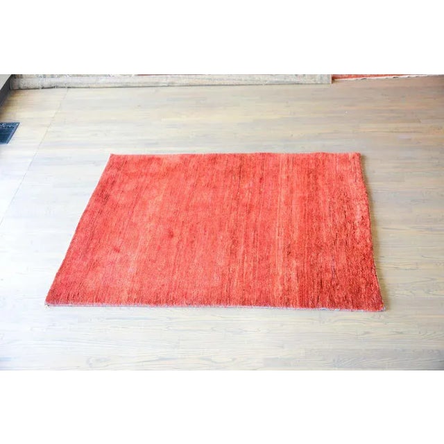Vintage Mid Century Gabbeh Rug For Sale - Image 9 of 10