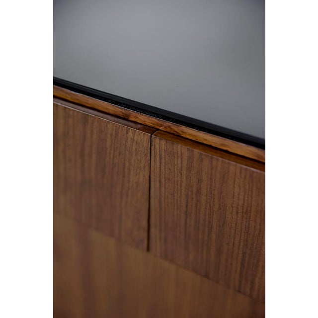 Large French Art Deco Walnut Buffet, 1920s For Sale - Image 17 of 18