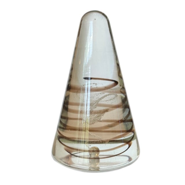 Murano Pair of Vintage Murano Glass Paperweights For Sale - Image 4 of 7