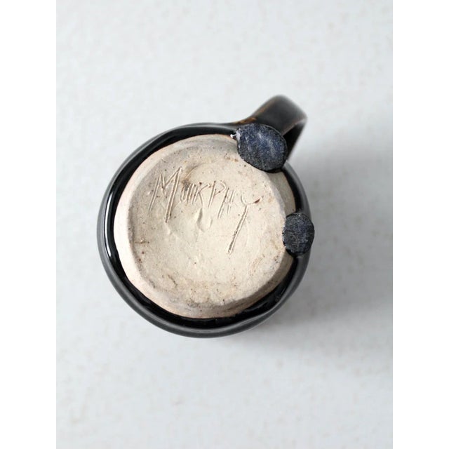 Vintage Studio Pottery Mug For Sale - Image 10 of 11