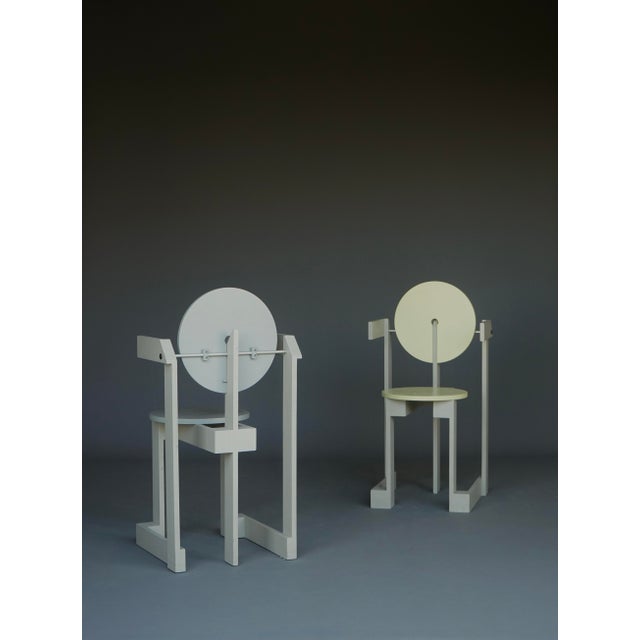 Vintage Dining Chairs by Henk Lampe, 1979, Set of 2 For Sale - Image 4 of 17