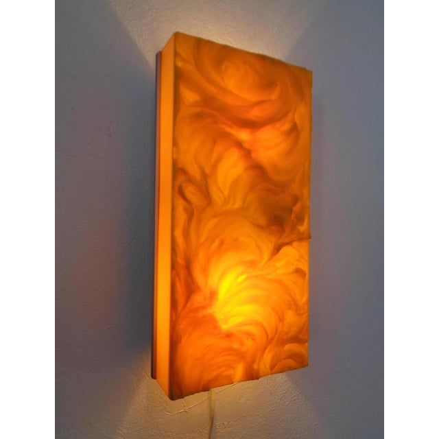 Pop Art Yellow Wall Lamp from Uwe Mersch, Germany, 1970s For Sale - Image 6 of 18