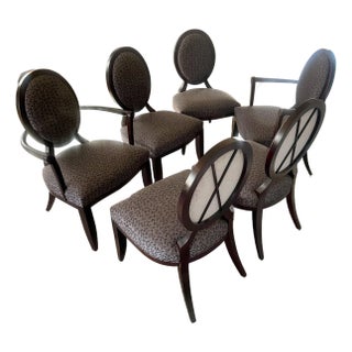 Authentic Barbara Barry for Baker Dining Chairs - Retail $31,836 For Sale