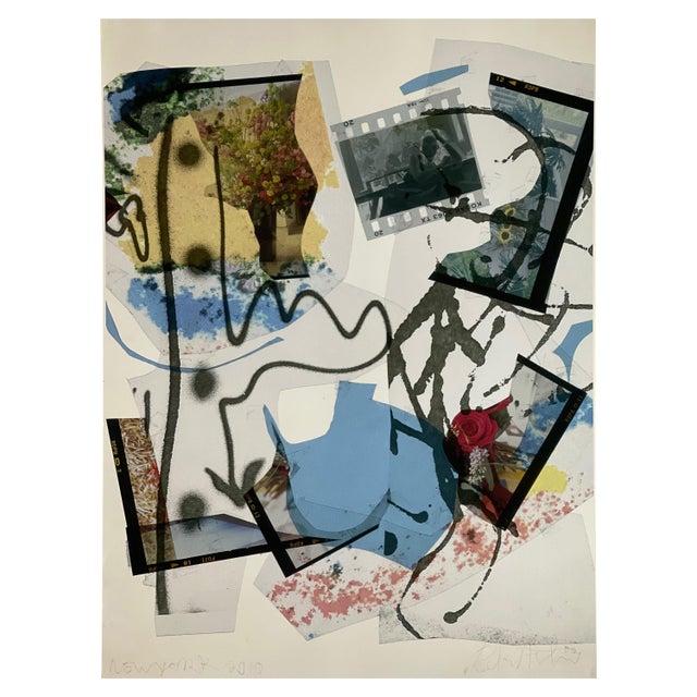 Early 21st Century ”Summer Flowers” Abstract Expressionist Photo Collage Print by Peter Astrom For Sale - Image 13 of 13