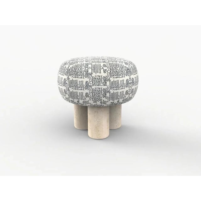 Contemporary Hygge Pouf by Saccal For Sale - Image 3 of 5