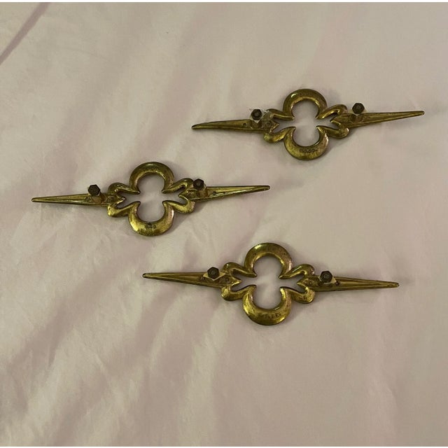 Fabulous Set of Replacement Hardware. Great styling that will rescue a ho hum cabinet or set of drawers and make it...