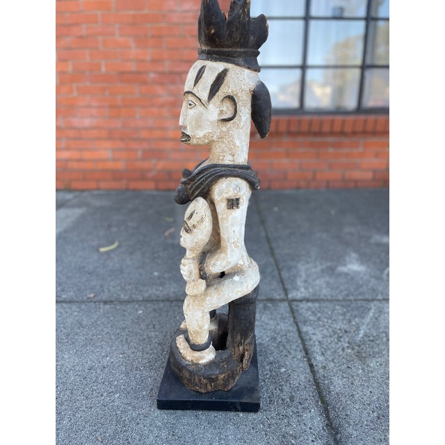 Late 19th Century Nigerian Urhobo White Spirit Figure For Sale - Image 4 of 4