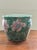 Chinoiserie Chinese Export Green Floral Cachepot For Sale - Image 3 of 8