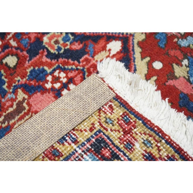 Red Vintage Heriz Rug 8'2'' x 11'7'' For Sale - Image 8 of 10