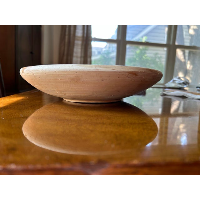 Folk Art Vintage Horezu Romanian Pottery Bowl For Sale - Image 3 of 3