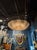 Modern Large Murano Glass 2-Tone Disc Flush Mount Chandelier For Sale - Image 3 of 6