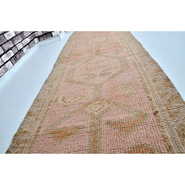 Handmade wool carpet in Turkish Anatolia , Vintage Oushak Rug,Turkish Vintage Anatolian Rug, Handmade wool Rug . One Of...