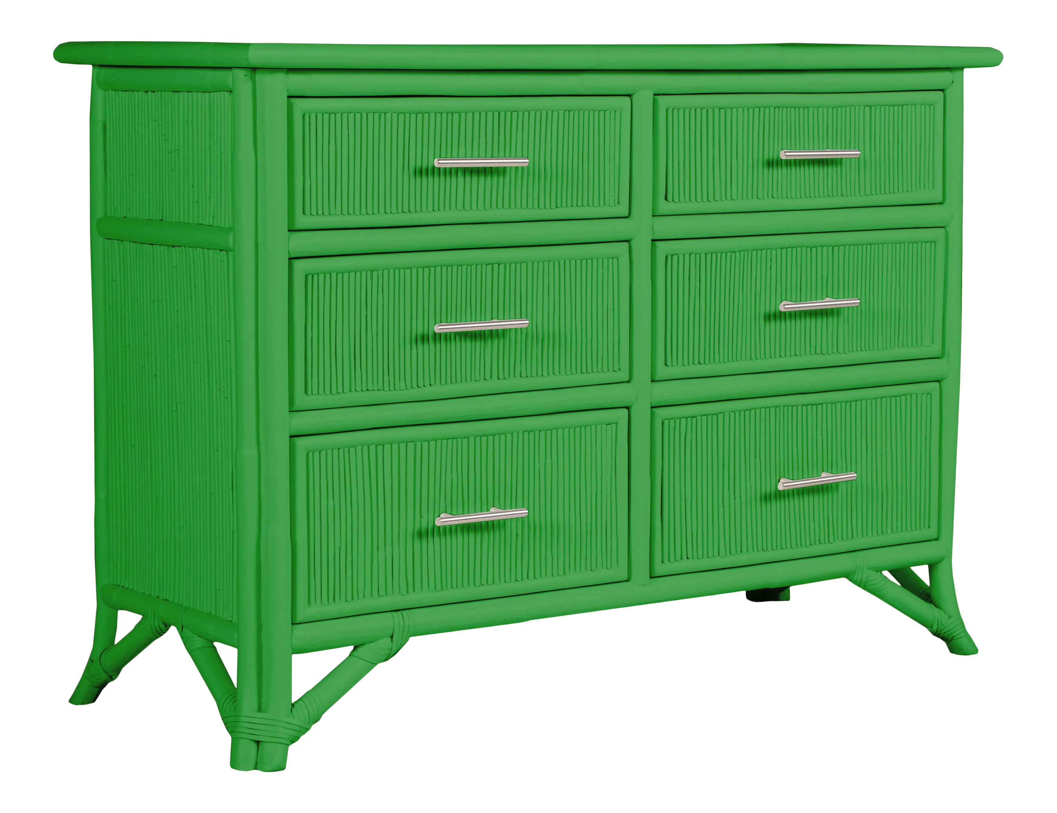 green rattan dresser Drew's Rattan Dresser 48