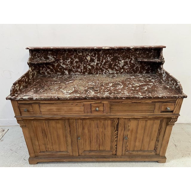 Fir Washbasin Unit, 20th Century For Sale - Image 5 of 15