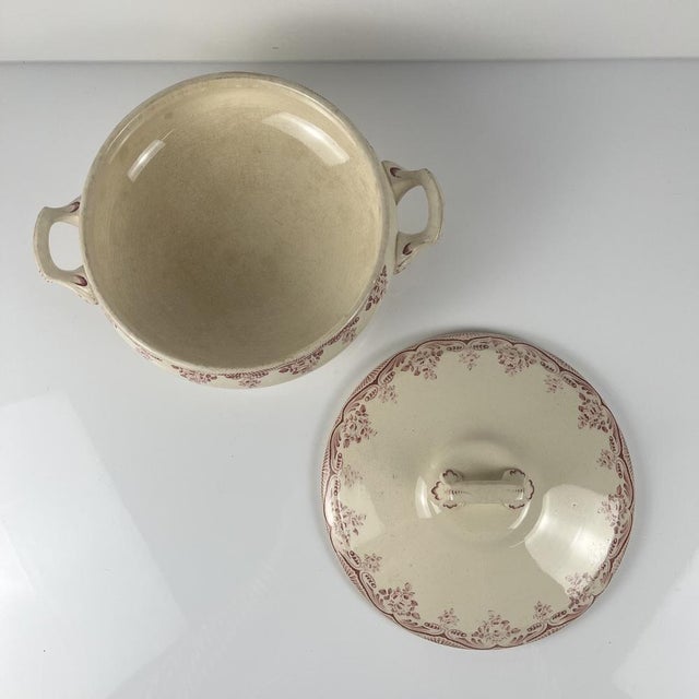 Ironstone Tureen by H. Boulenger & Cie., 1890s For Sale - Image 6 of 16