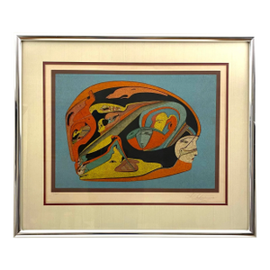 Mihail Chemiakin Color Lithograph Signed