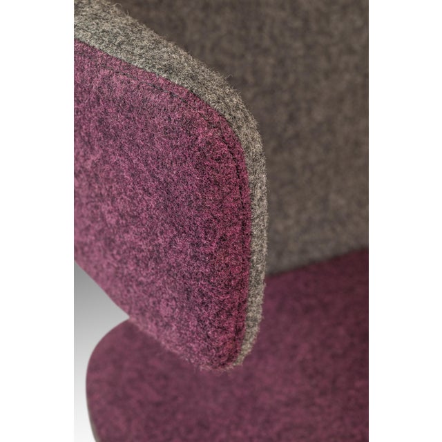 Post Modern "Bison" Accent Sculptural Lounge Chair in Mohair Attributed to Simon Pengelly for Allermuir, United Kingdom, C. 2010s For Sale - Image 17 of 18