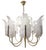 Metal Chandelier by Carl Fagerlund for Orrefors, 1930s For Sale - Image 7 of 7