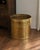 Mid 20th Century Vintage English Oversized Brass Jardinière Cachepot With Bow & Garland Detail For Sale - Image 5 of 14