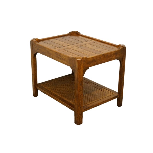 20th Century French Country Hekman Furniture Tiered End Table Chairish